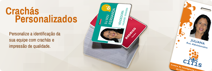 Crachás Personalizados Crachás Personalizados